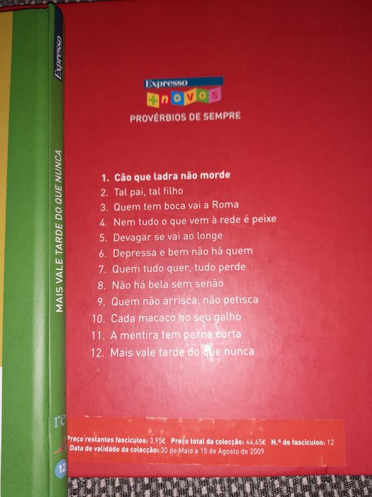 Livros infantis Provérbios de Sempre