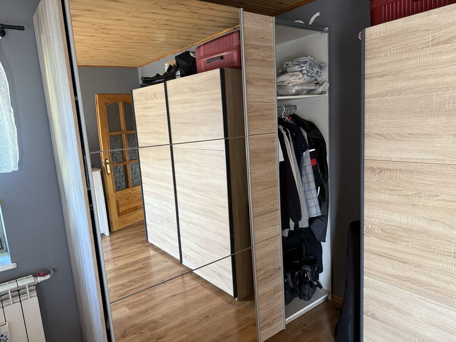 Szafa przesuwna lustro BRW 185x218
