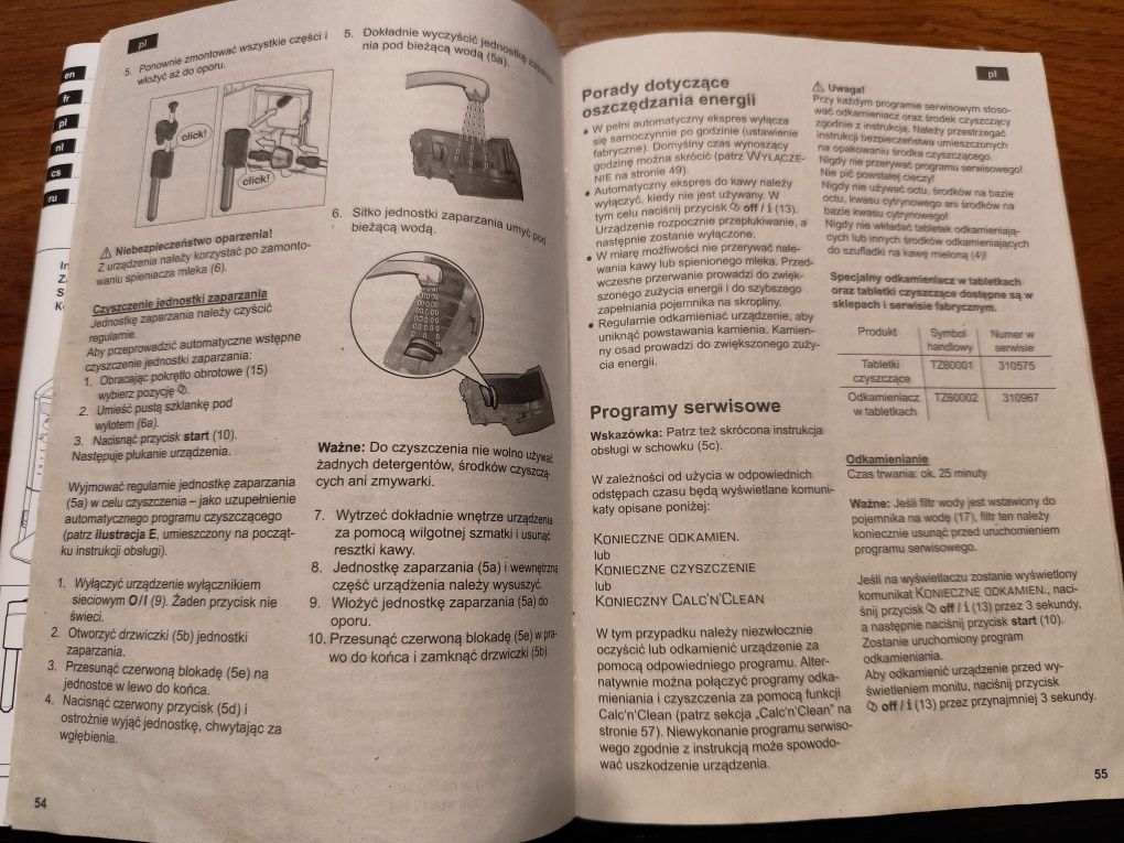 Instrukcja obsługi do ekspresu Siemens eq7