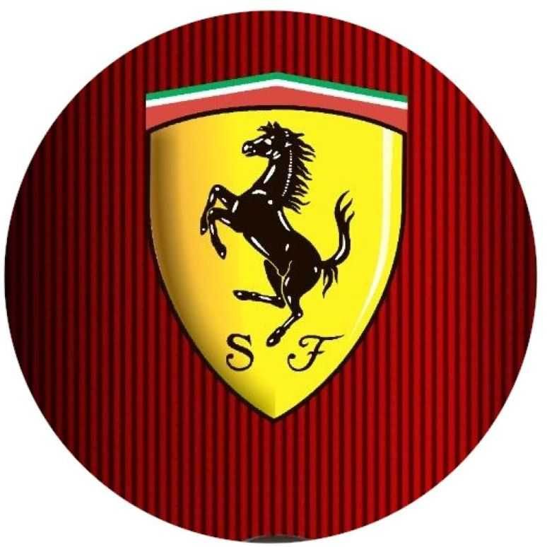 Opłatek na tort Urodziny Ferrari