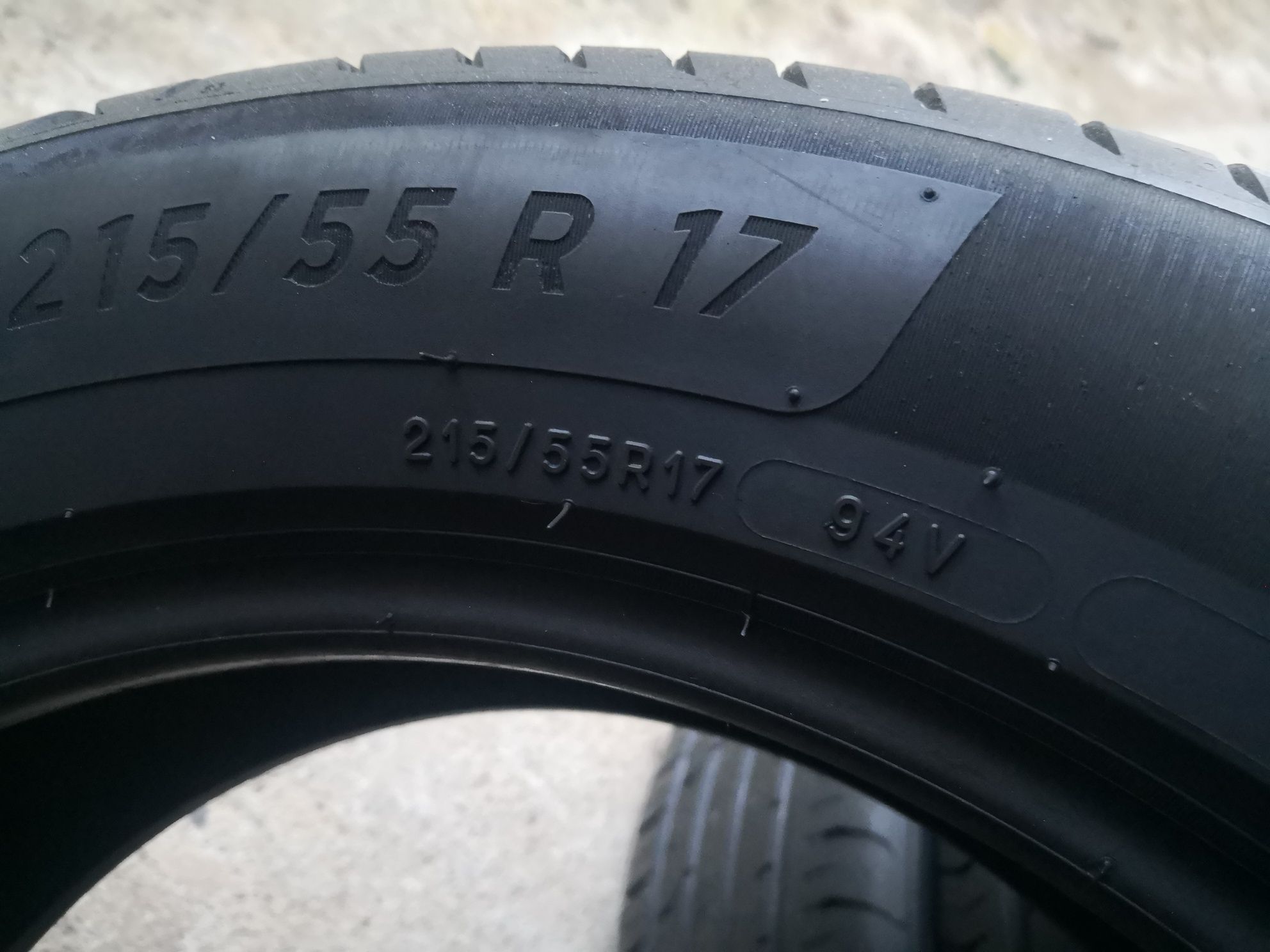 215/55r17 Michelin 2020  5.8mm lato