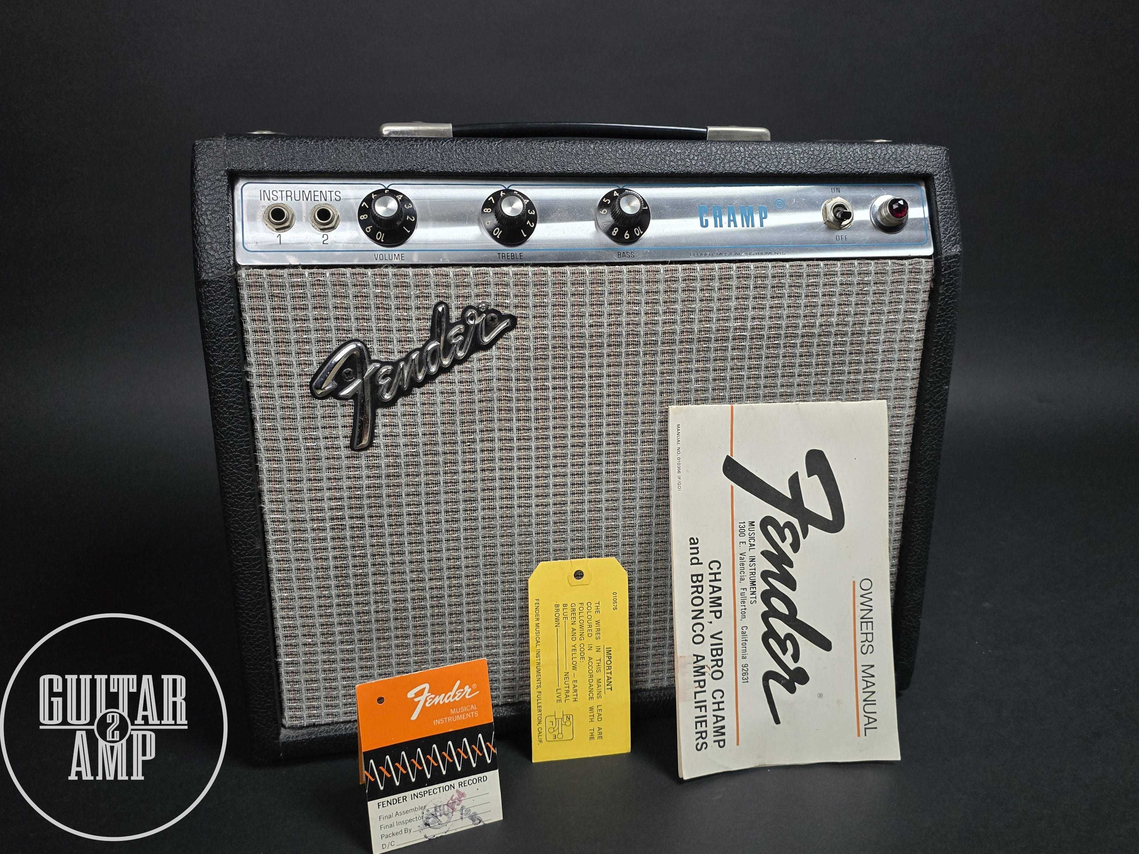 1974 Fender Champ Silverface