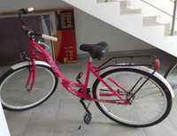 Rower damski damka różowy 26 cali Jumax City Comfort 3 biegi Nexus