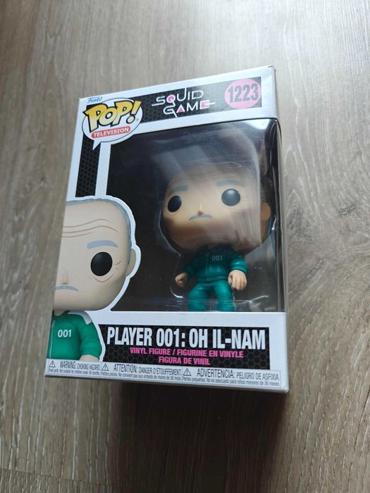 Figurka Squid Game Player 001: OH IL-NAM, Funko Pop!