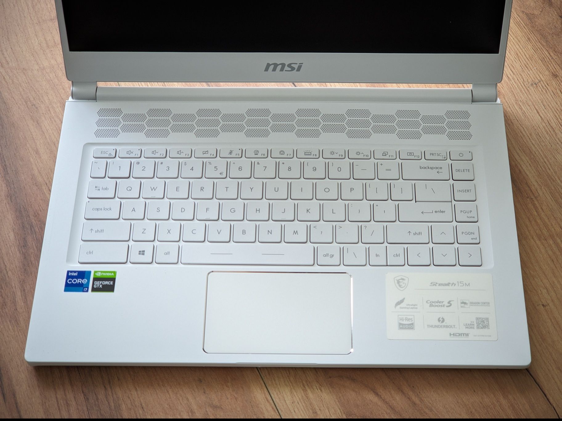 Gamingowy MSI Stealth 15M i7 11gen 1660ti 16RAM 512SSD 144hz ciek. met