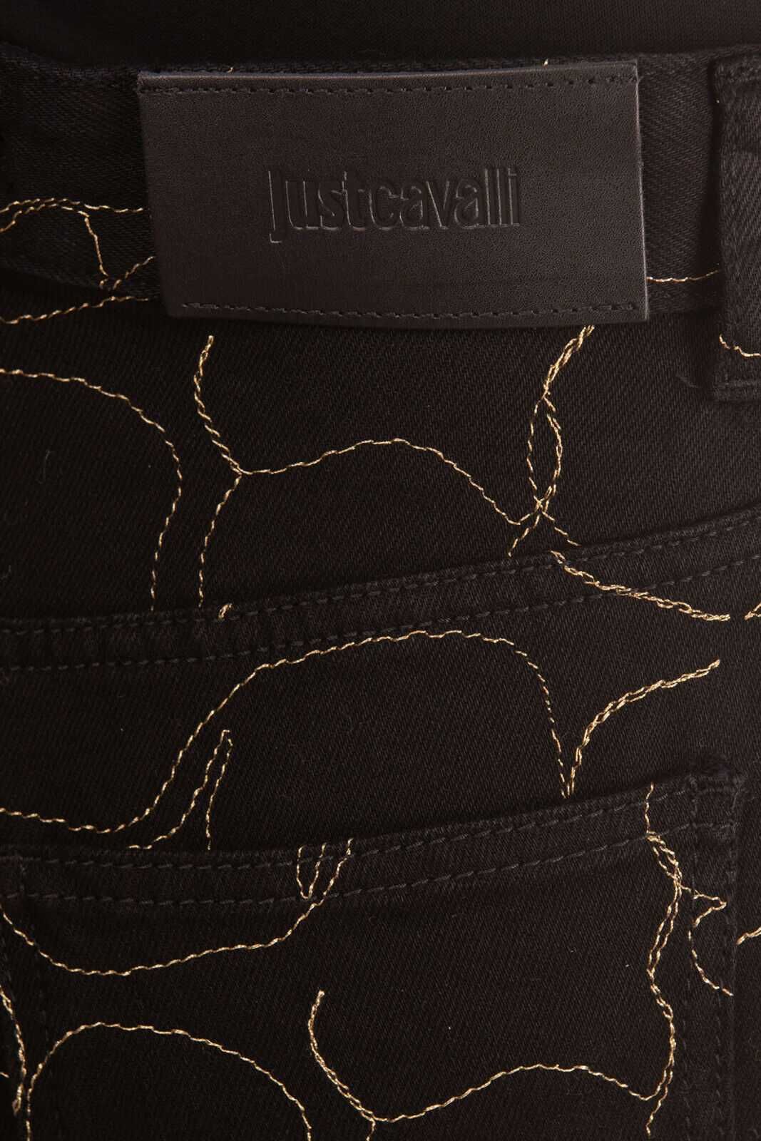 JUST CAVALLI Новые брюки джинсы Sz26 S EUR370 100% оригинал чёрные