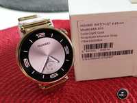 JAK NOWY ZŁOTY Smartwatch Huawei Watch GT4 41mm  AMOLED GPS - KPL. GW.