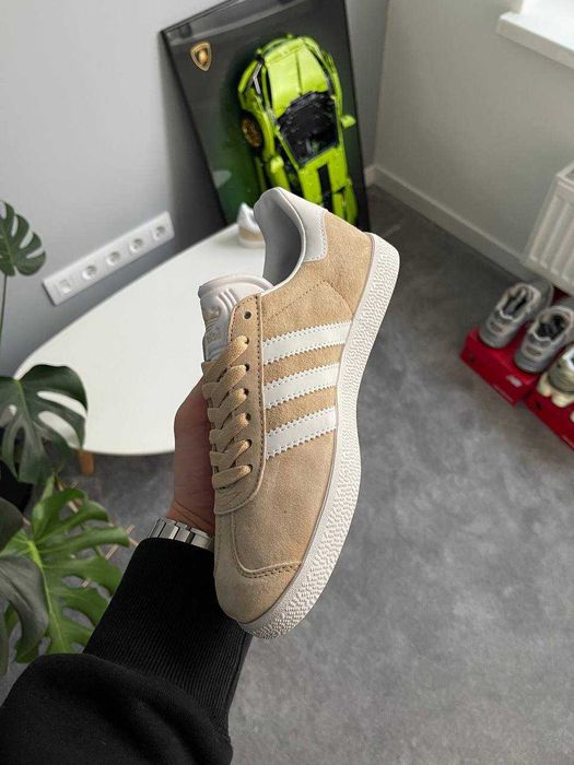 Жіночі Кросівки Adidas Gazelle Beige 36-41 (Оплата при отриманні)
