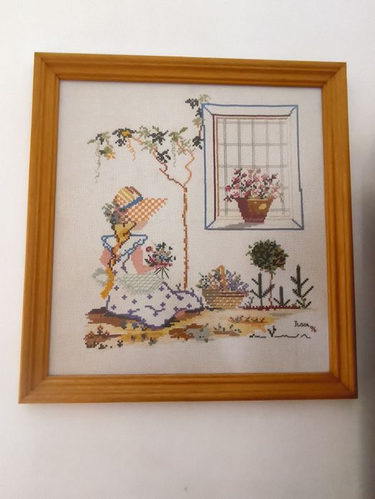 Quadros em ponto cruz