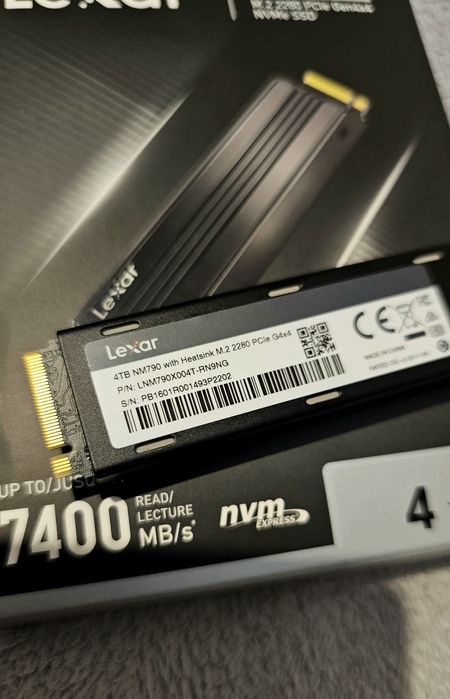 SSD M.2 256Gb,2Tb,4Tb (Lexar NM790,ADATA SX8200 Pro,Kioxia)