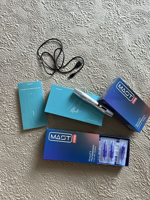 Zestaw MAST P10 do makijażu permanentnego i 2x opak Mast kartridże