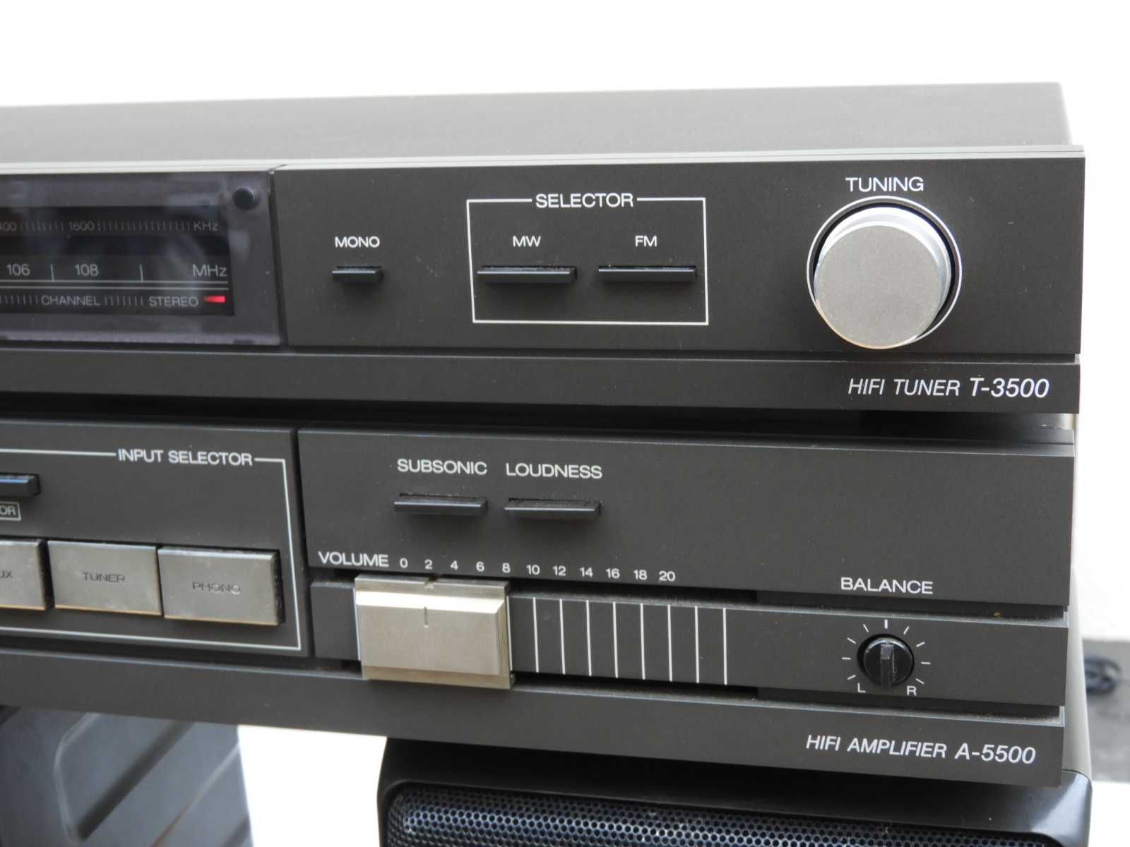 Radio i wzmacniacz Blaupunkt T - 3500 , A - 5500 Japan