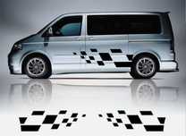 Zestaw naklejek VW t4 t5 t6 multivan caravelle vito trafic