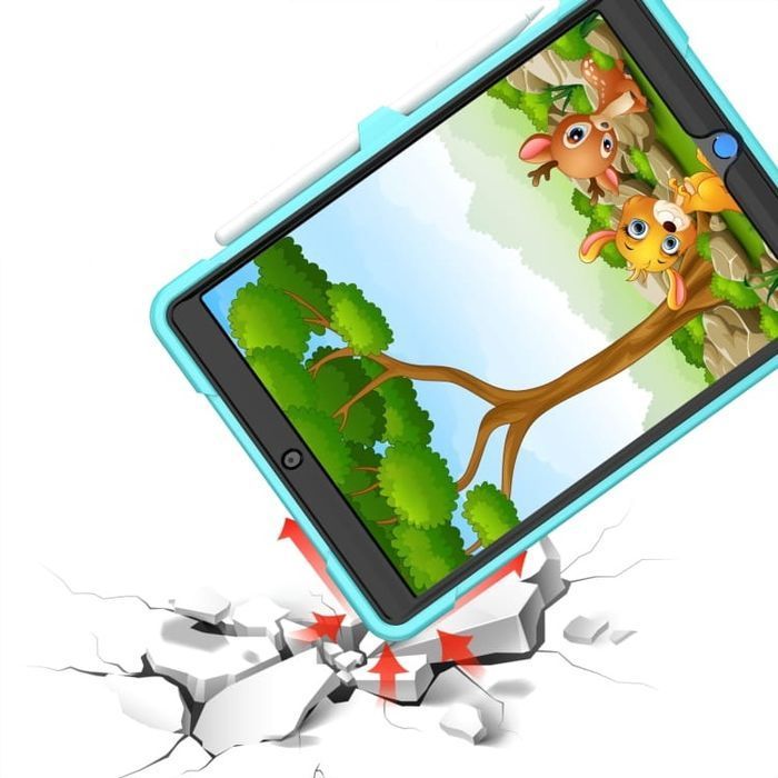 Etui do iPad Air 5/4 10.9”/Pro 11 Podstawka i Pasek na Ramię Miętowe
