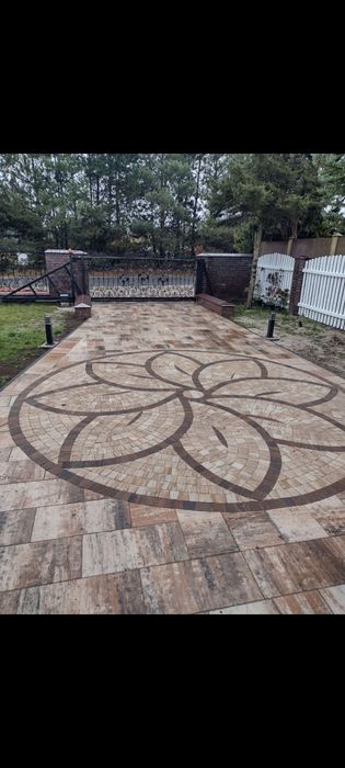 Ukladanie kostki brukowej, mycie kostki brukowej, impregnacja