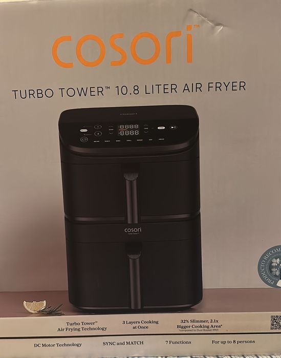 Fritadeira eletrica Cosori Nova(nunca usada) Lacrada