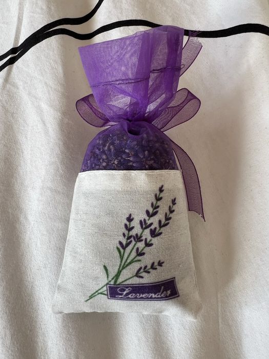 Lniany worek na lawendę
