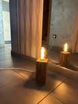 Lampa lampka nocna stolowa recznie robiona