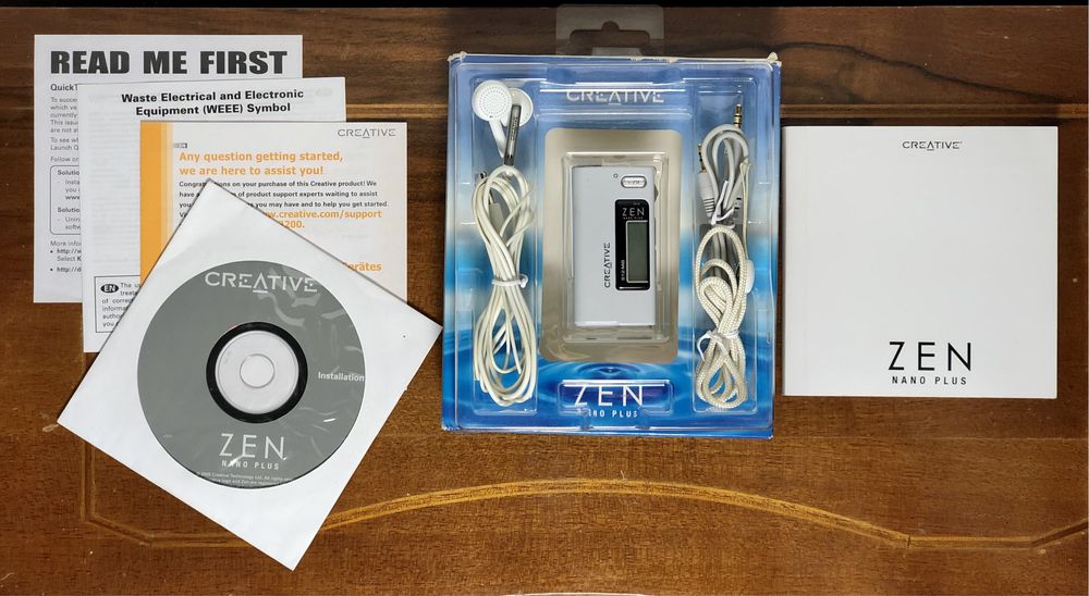 Kompletny topowy odtwarzacz MP3 Creative ZEN Nano Plus 512 MB radio !!