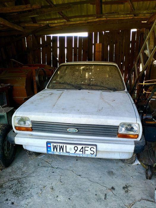 Ford Fiesta FORD Fiesta Mk 1 1983r świetna baza do rekonstrukcji