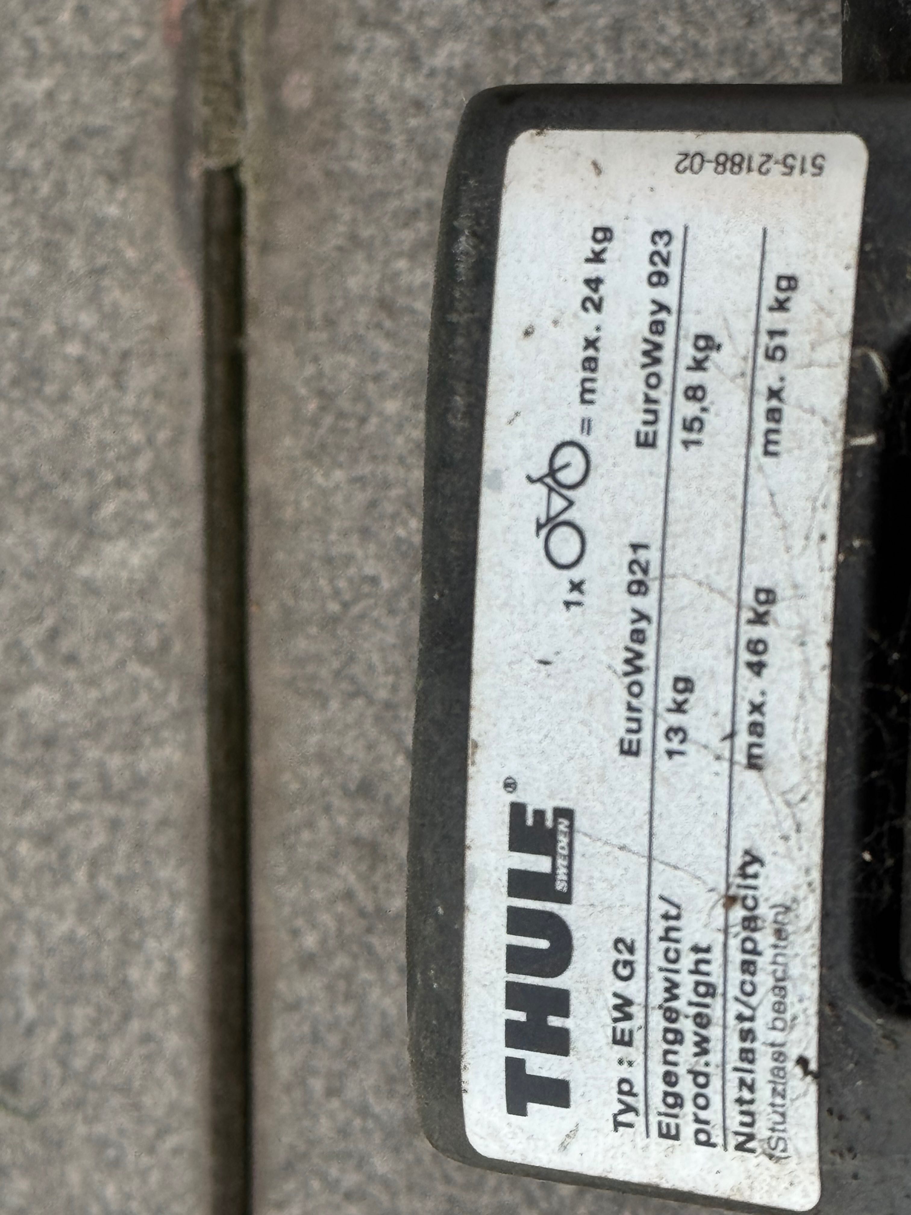 Б/у велокріплення Thule EuroWay 921