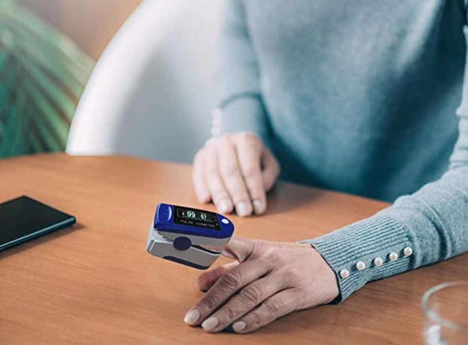 Klips Na Palec Pulsoksymetr Monitorowanie Tętna PULSOMETR