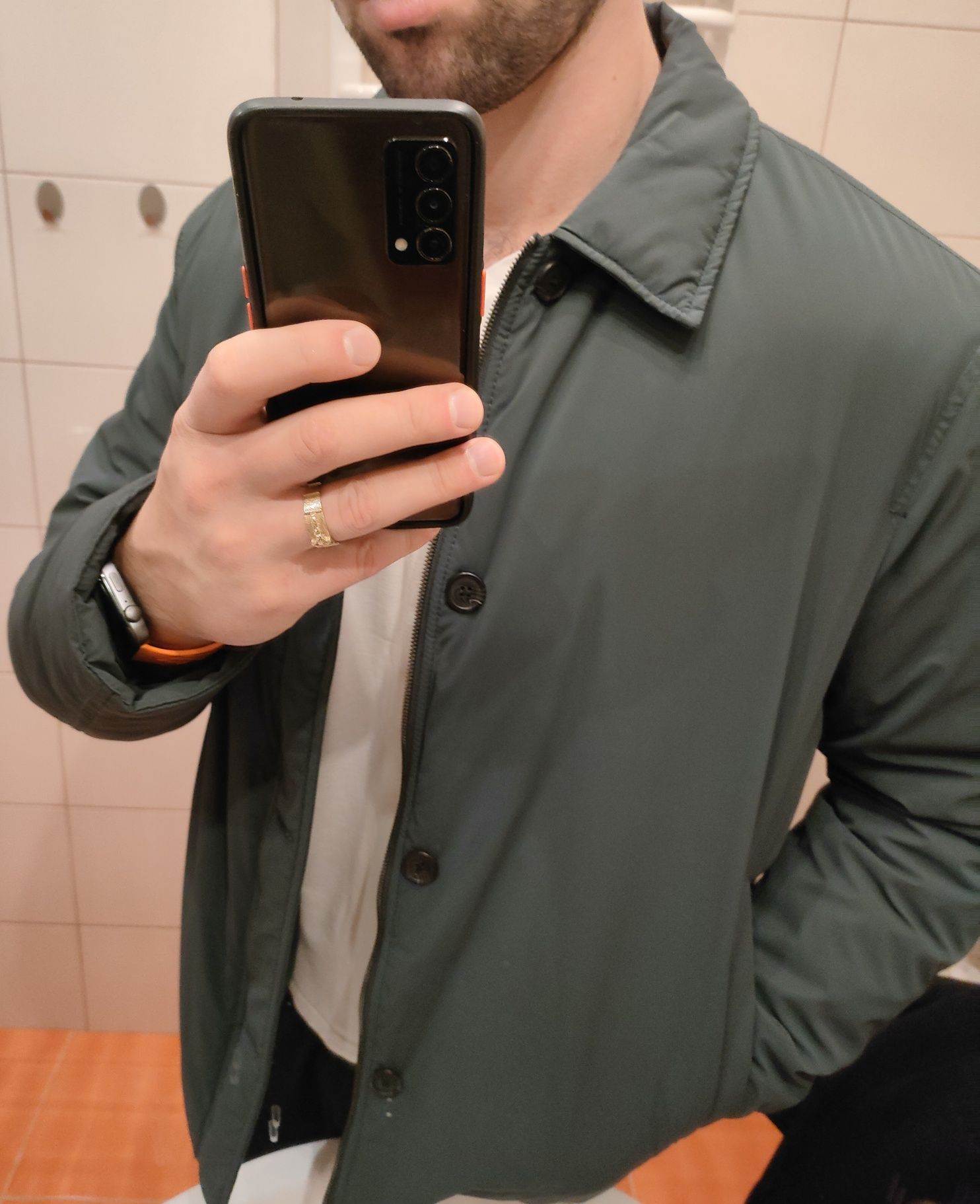 Kurtka puchowa zimowa męska Zara roz L