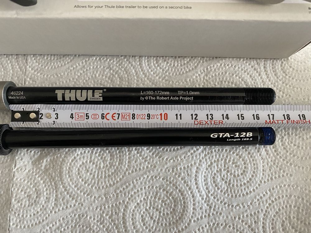 OŚ Thule 12x148; 60-172mm M12x1.0 Syntace 2011_0733 jak nowa Wrocław