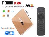 Настроен Mecool KM6 Deluxe 4/64Gb S905X4 Гарантия tv box тв бокс