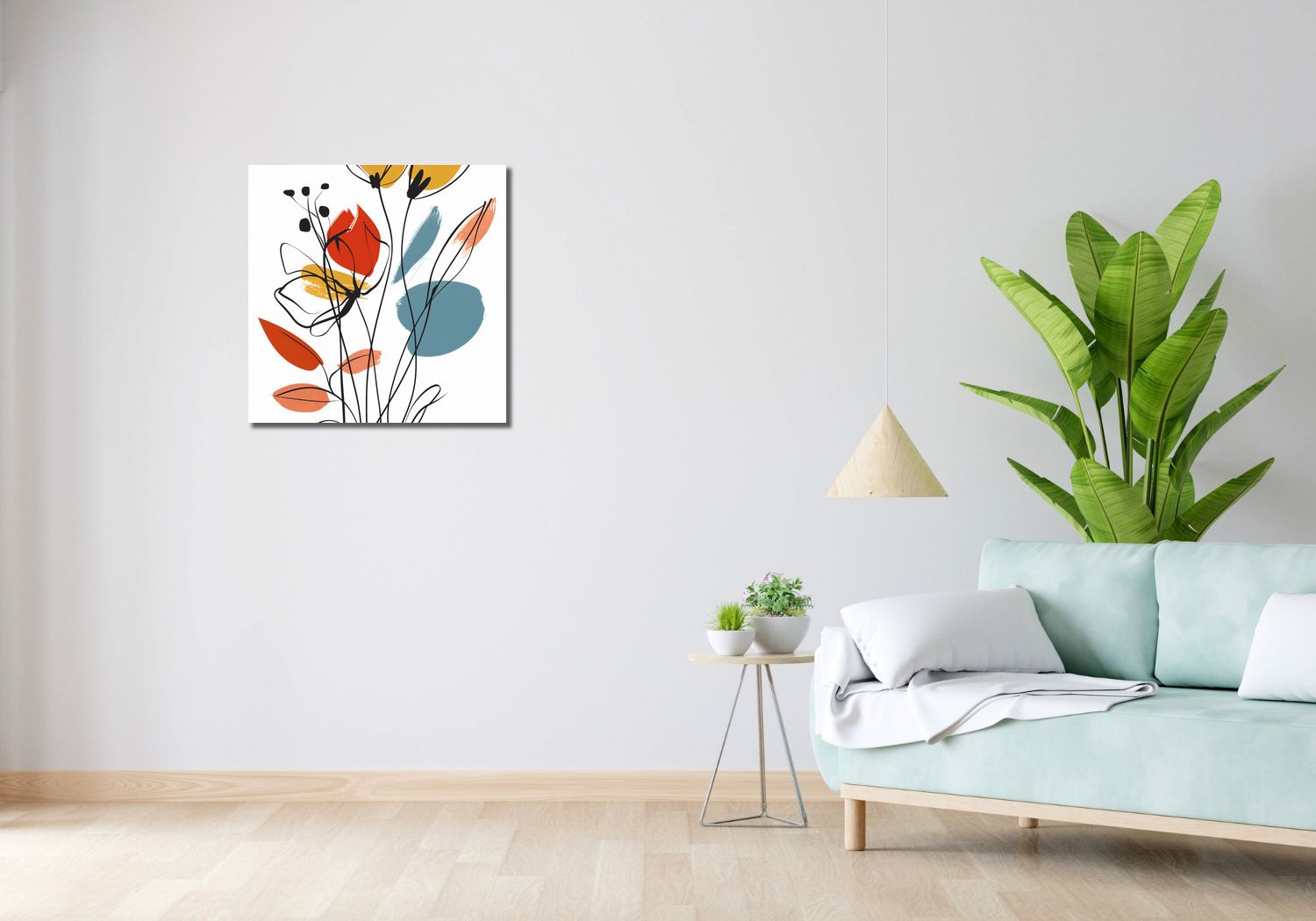 Obraz 60x60cm Ogród przy Lecie