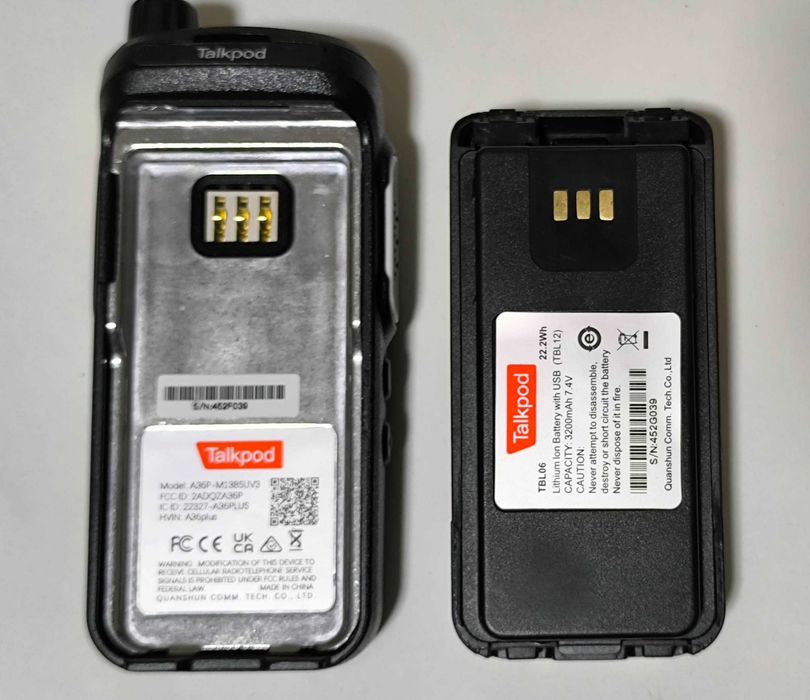 Потужна портативна рація з екраном Talkpod A36Plus MAX 8W