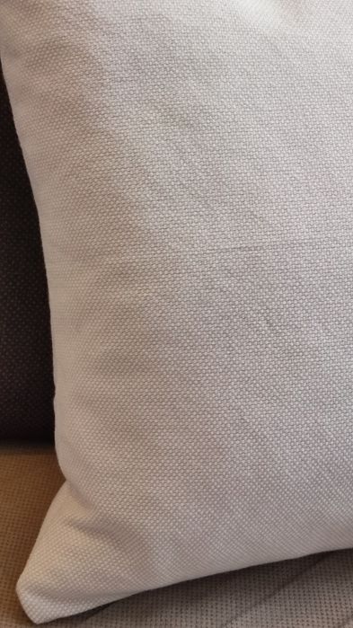 IKEA SANDTRAV poduszka 45 x 45 cm, beżowa, kacze pierze
