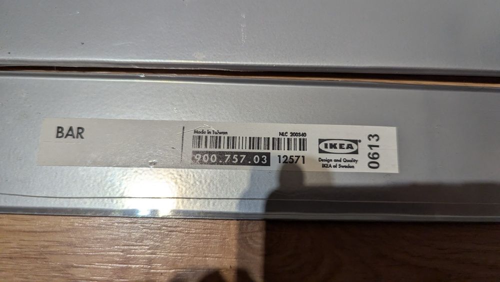 IKEA listwa magnetyczna z magnesami 5 sztuk