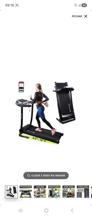 Passadeira de corrida dobrável