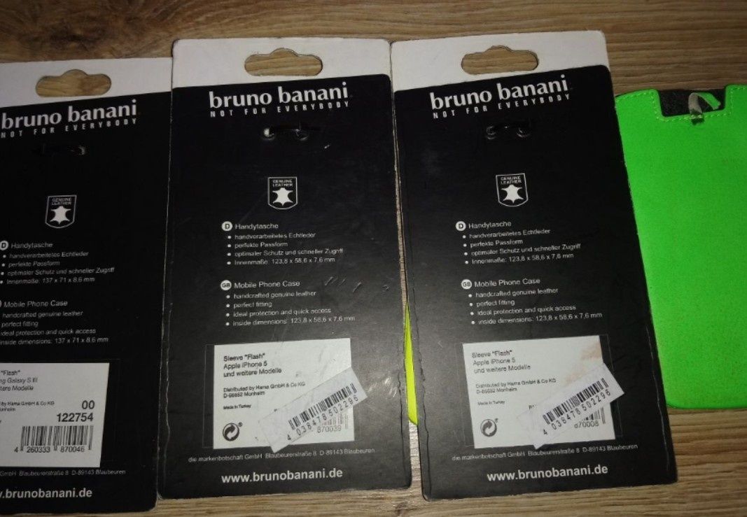 Nowe etui pokrowiec skórzany bruno banani hama