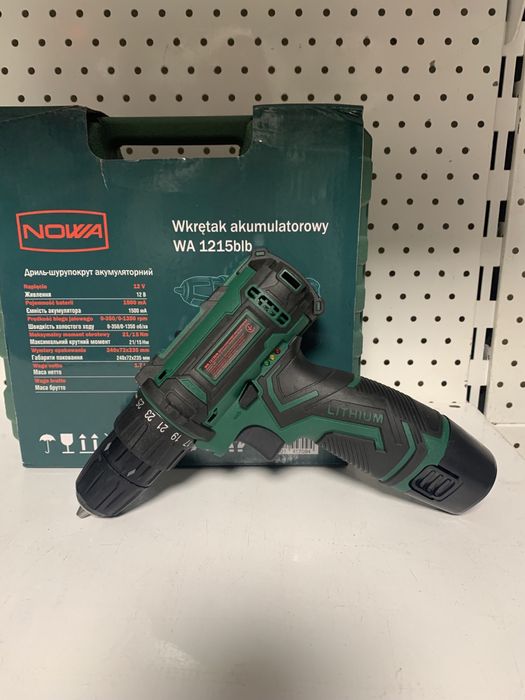 Шурупокрут акумуляторний NOWA WA1215blb