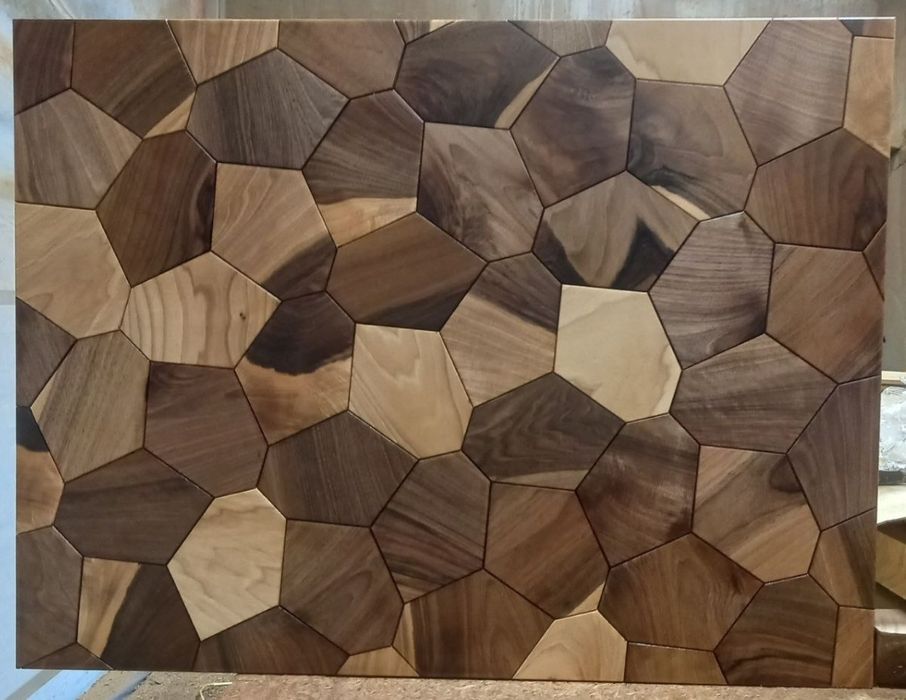 Стеновая панель из Ореха