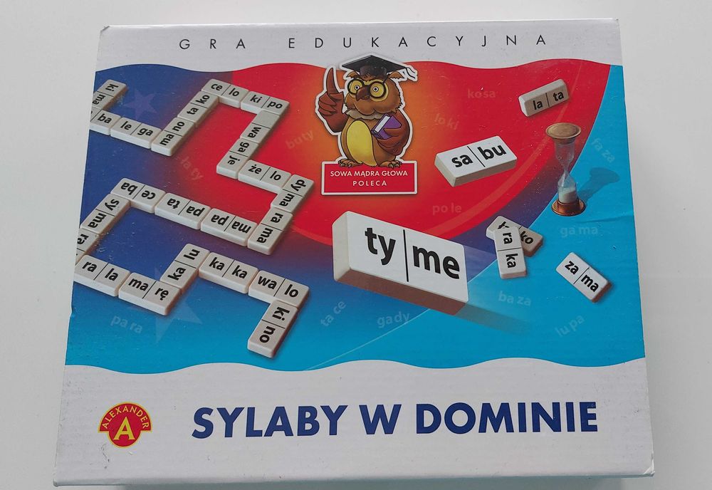 Sylaby w dominie - gra edukacyjna wyd. Alexander