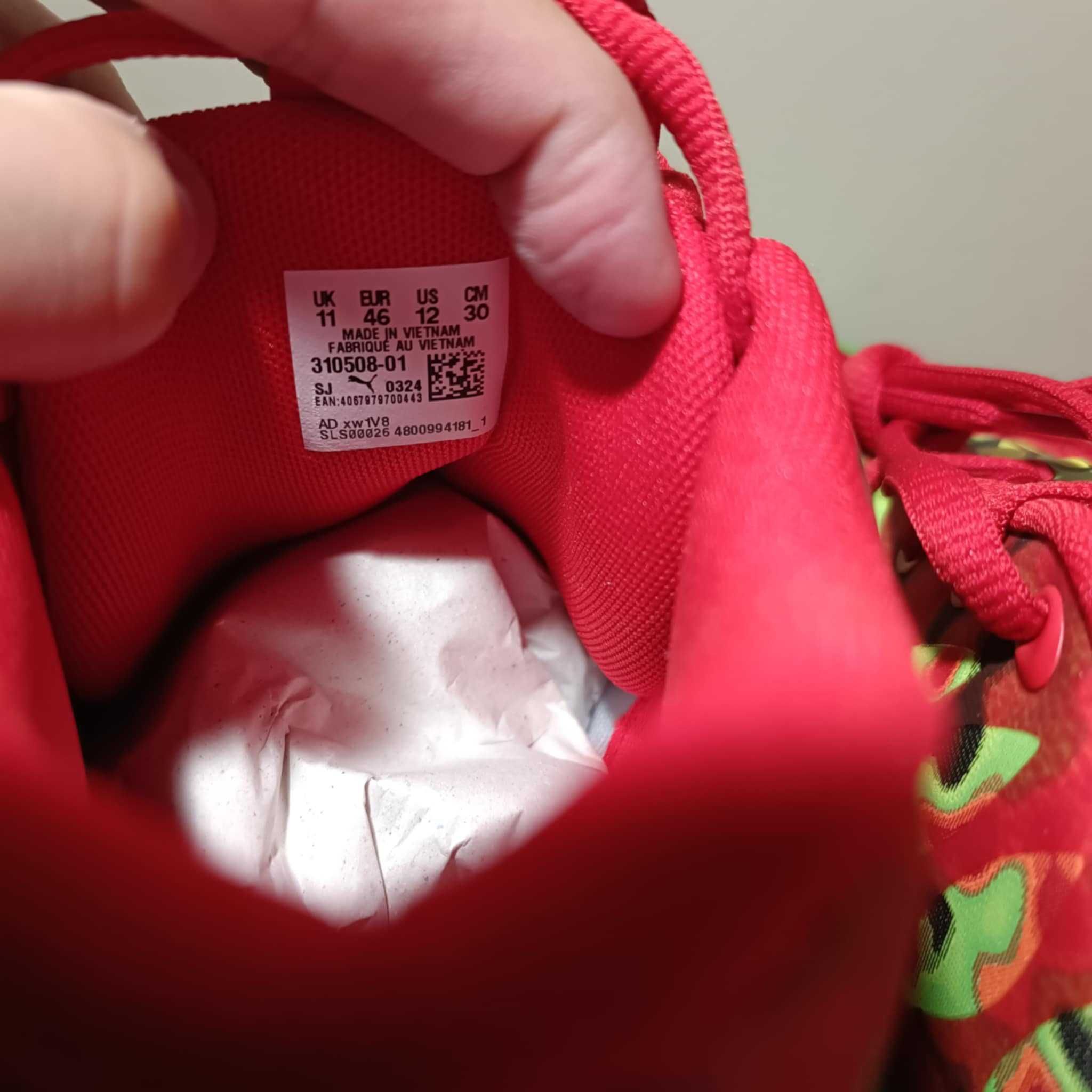 Puma MB.01 Thermal r. 46 (30 cm) Fluro Green Pes-PUMA Red