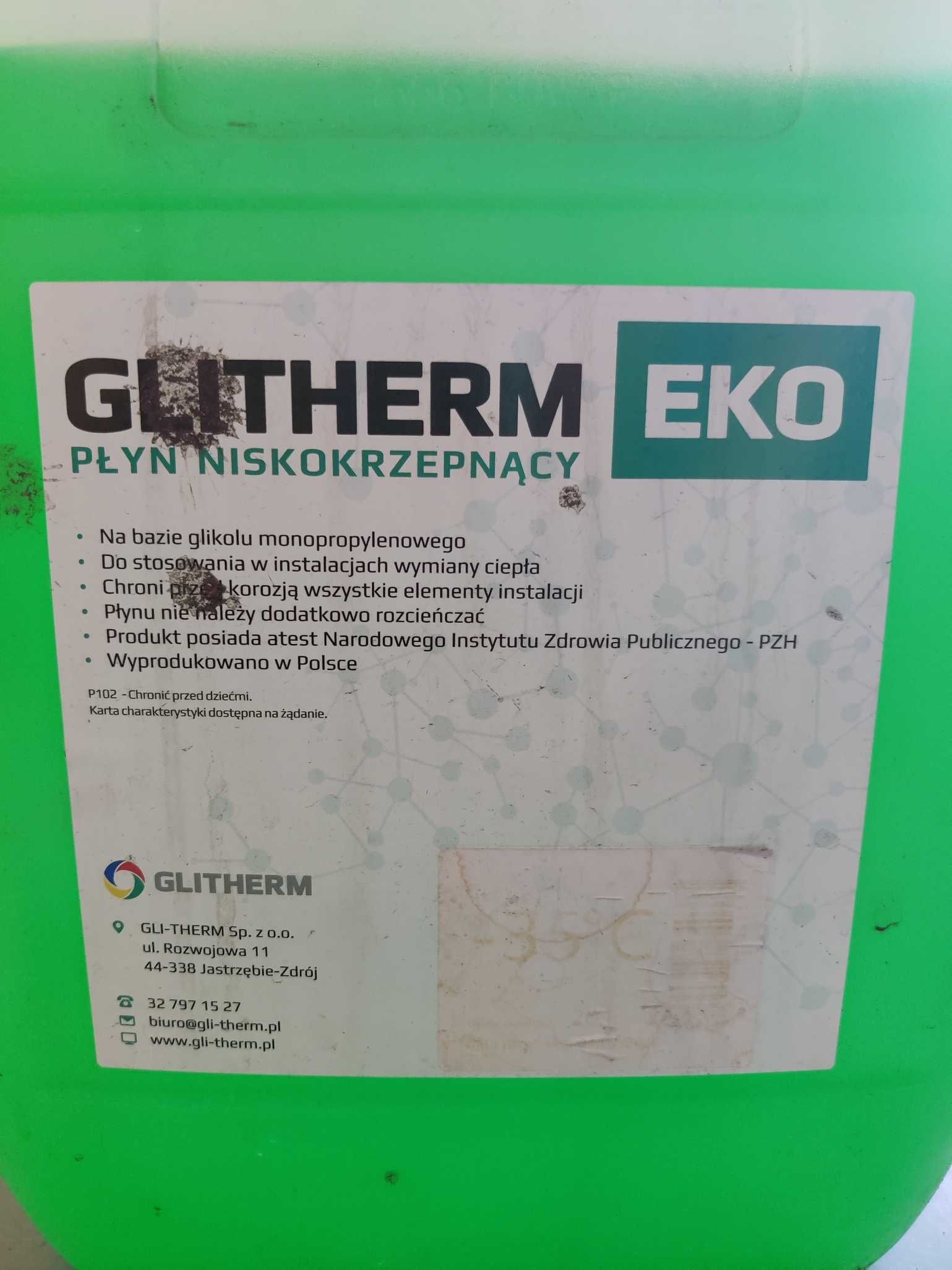 GLITHERM EKO -35 20L płyn do paneli solarnych pomp ciepła