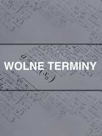 Korepetycje matematyka WOLNE TERMINY