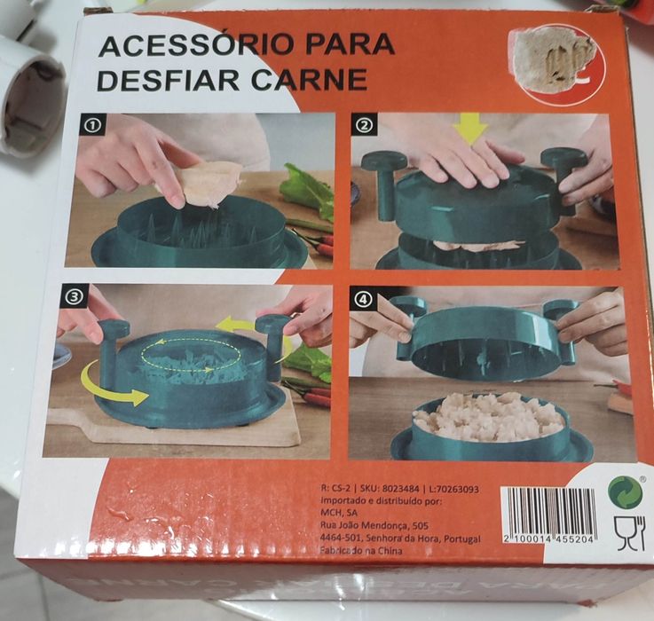Acessório desviar carne