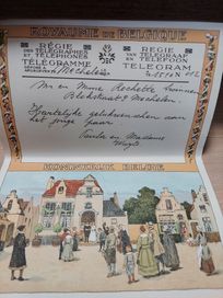 Telegram - Królestwo Belgii- Antyk - 1936