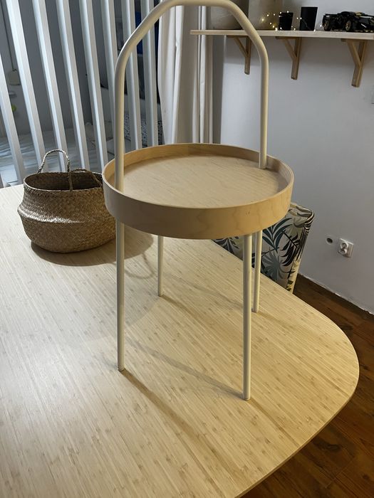 IKEA BURVIK Stolik kawowy , biały, 38 cm