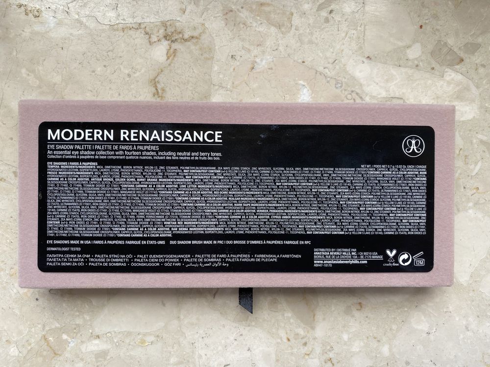 Paletka cieni Anastasia Beverly Hills ABH modern renaissance