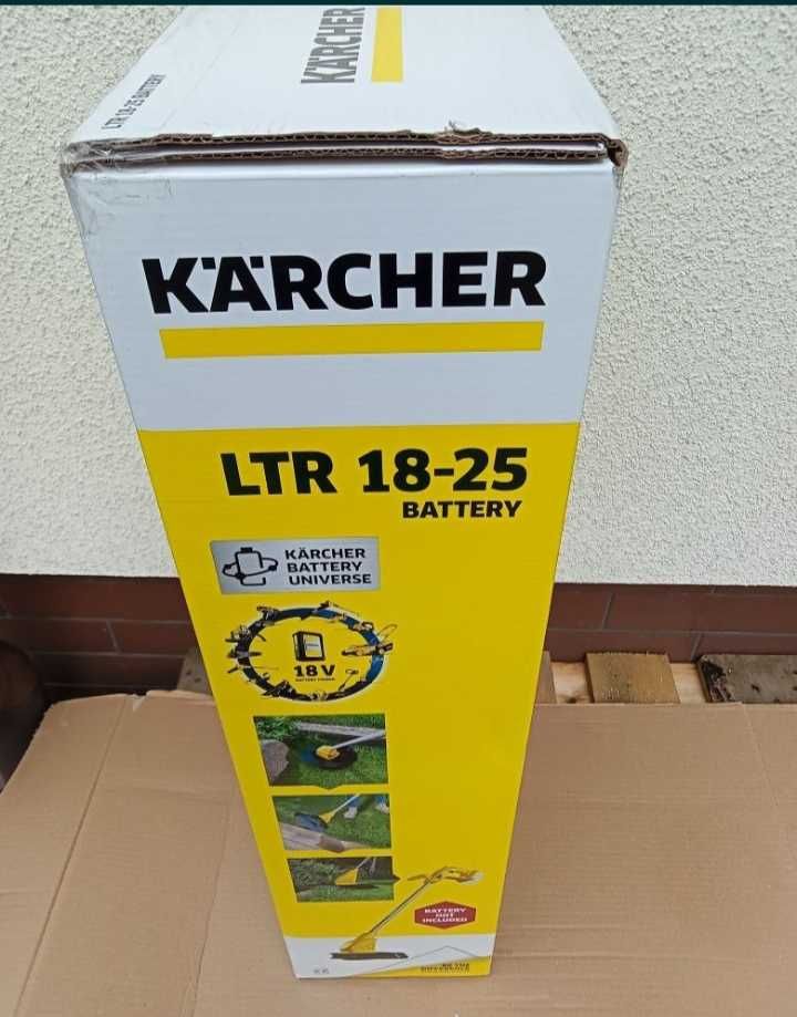 Kosa akumulatorowa Podkaszarka Karcher LTR 18-25 + Aku 2.5ah Ładowarka