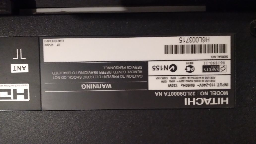 Телевизор Hitachi 32LD9000TA (под ремонт)