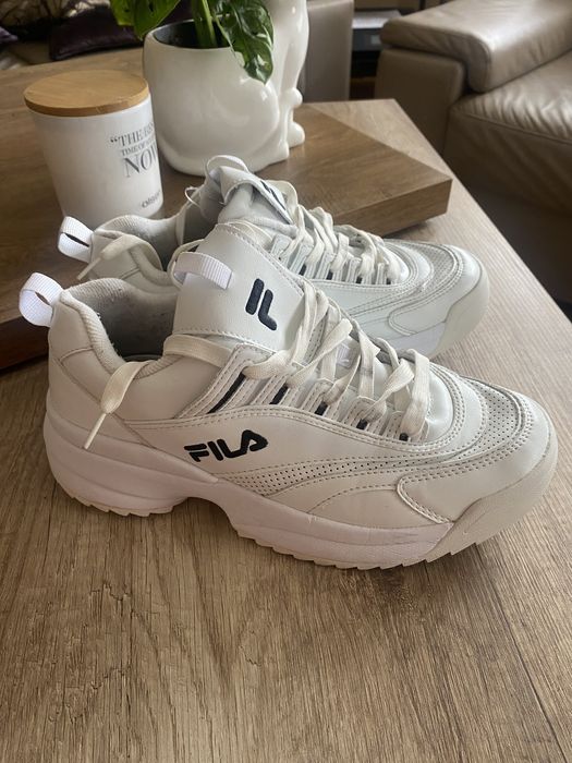 Białe buty Fila sneakersy jak nowe 40