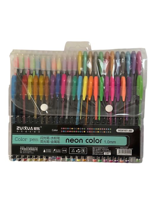 Гелева ручка ZUIXUA neon color 48 кольорів