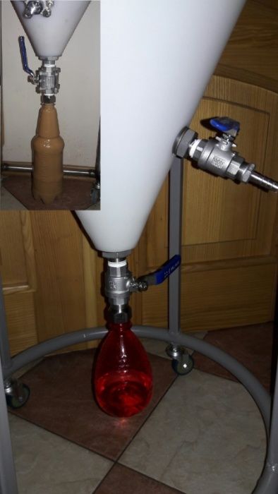 Пивоварня пластиковый ЦКТ ёмкость бочка тара для сбраживания пива вина